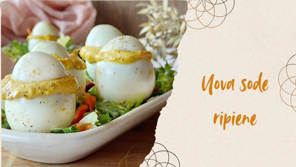 Stuffed Hard-Boiled Eggs with Tuna for Easter