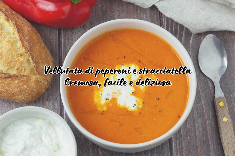 Bell Pepper and Stracciatella Velouté
