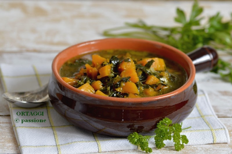 Kale and Pumpkin Soup, Quick Winter Recipe