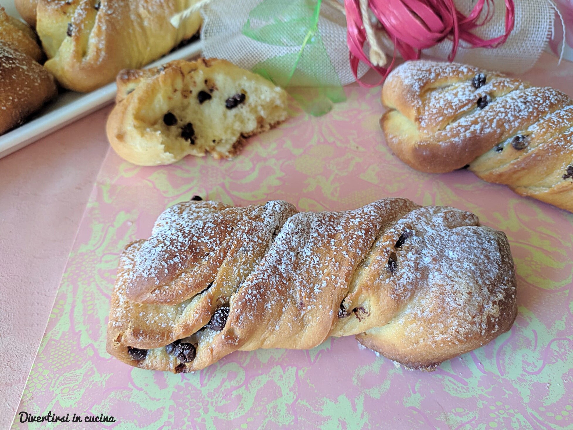 Chocolate Chip Puff Pastry Brioche