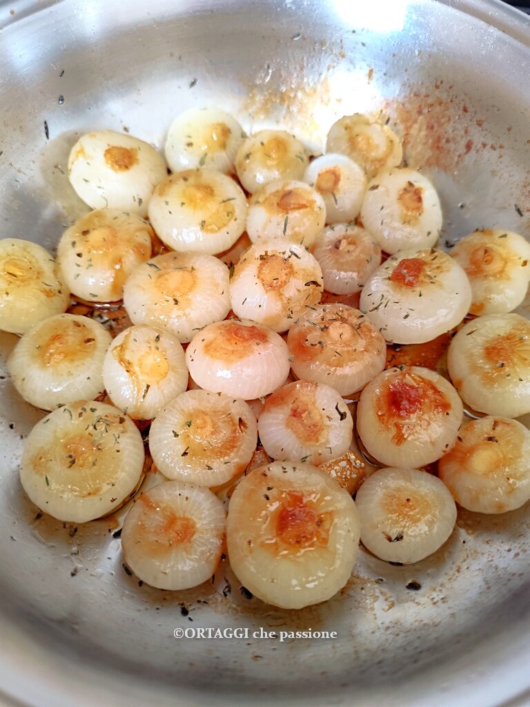 Braised Borettane Onions