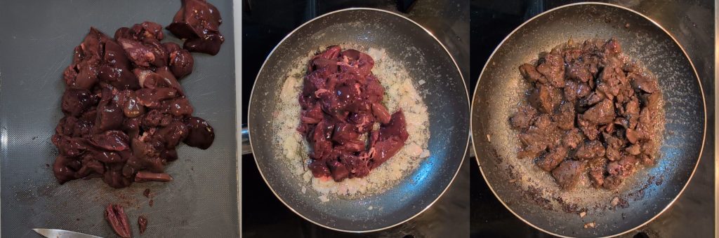 Brandy and Apple Liver Crostini