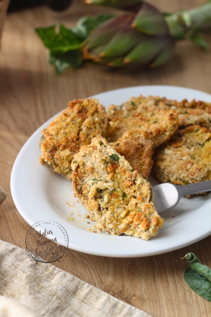Breaded Artichokes in Air Fryer