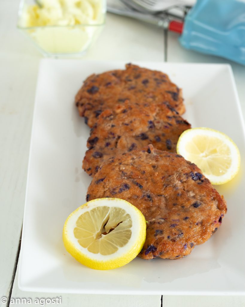 Breaded and Fried Turkey Burgers