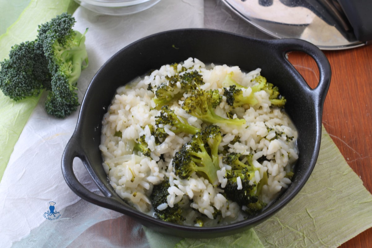 Broccoli Risotto in a Pressure Cooker