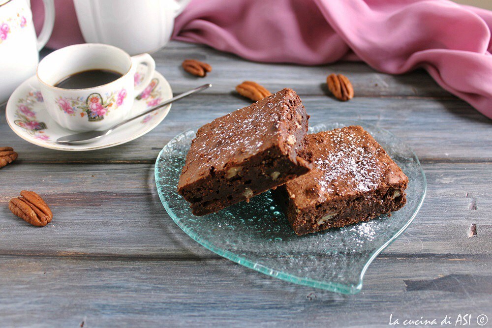 Pecan Walnut Brownies