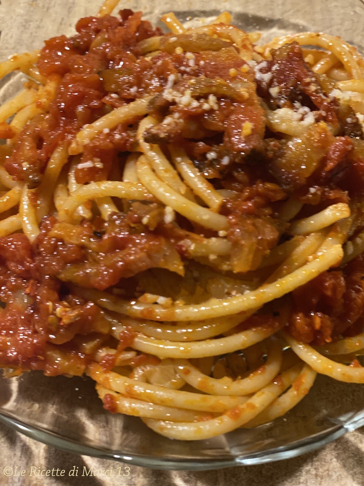Original Bucatini all’Amatriciana Recipe Step by Step.