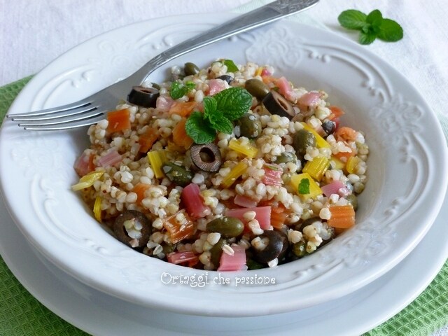 Buckwheat with colorful Swiss chard VEGETABLES with passion by Sara