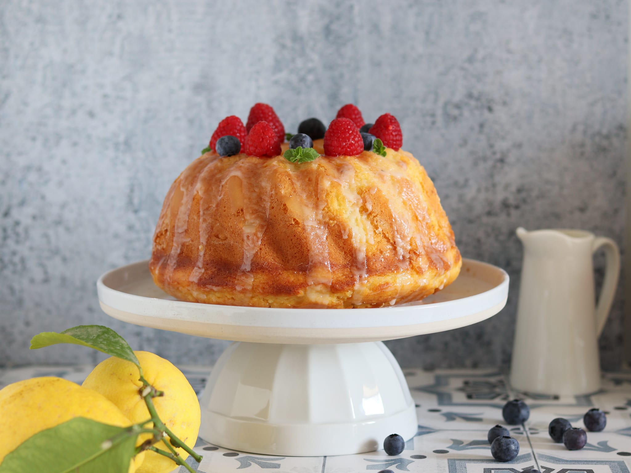 Bundt Cake with Ricotta and Lemon