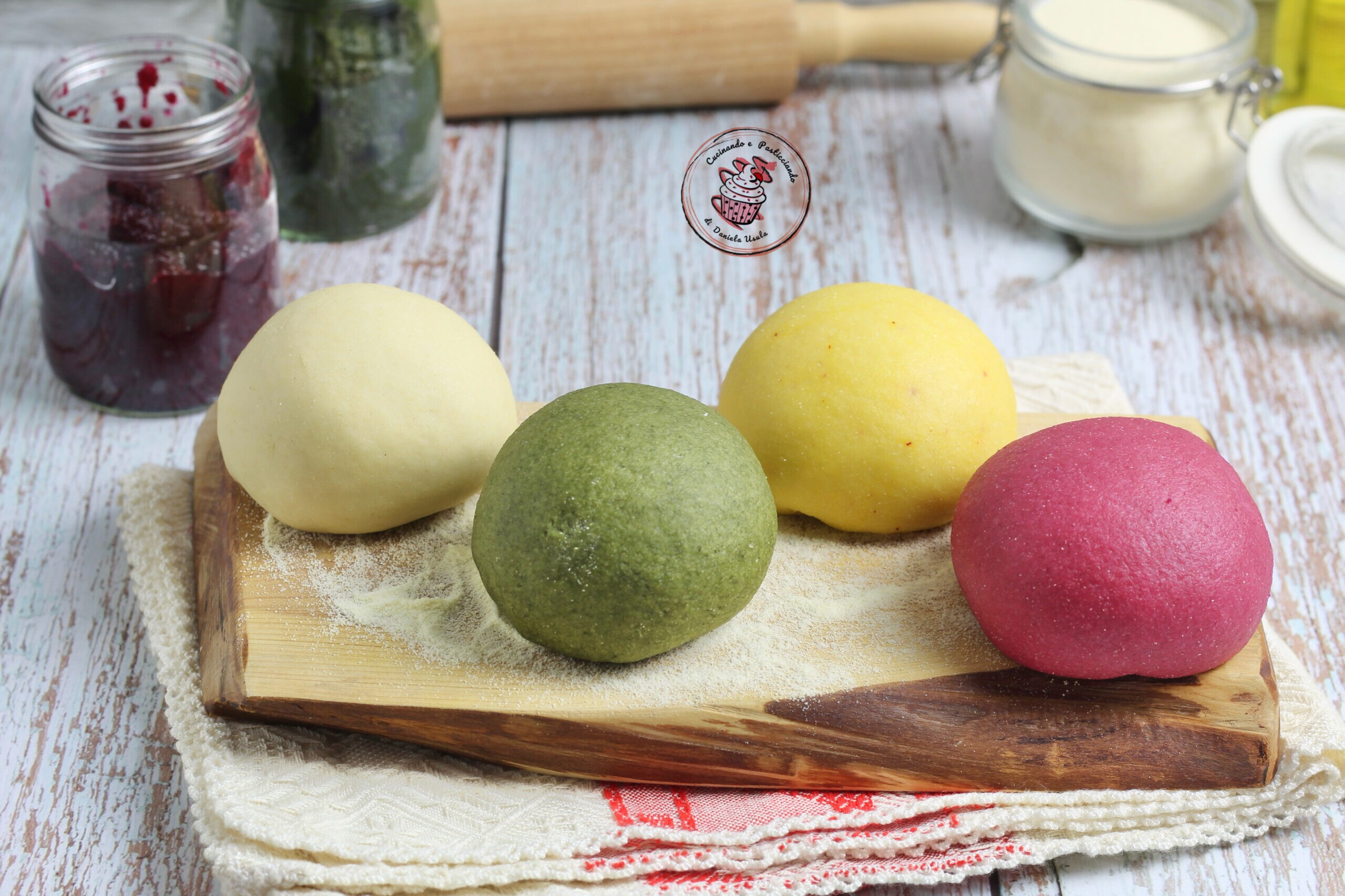 Colored Fresh Egg Pasta Perfect for Lasagna and Ravioli