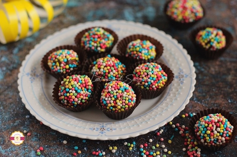 No-Bake Carnival Truffles
