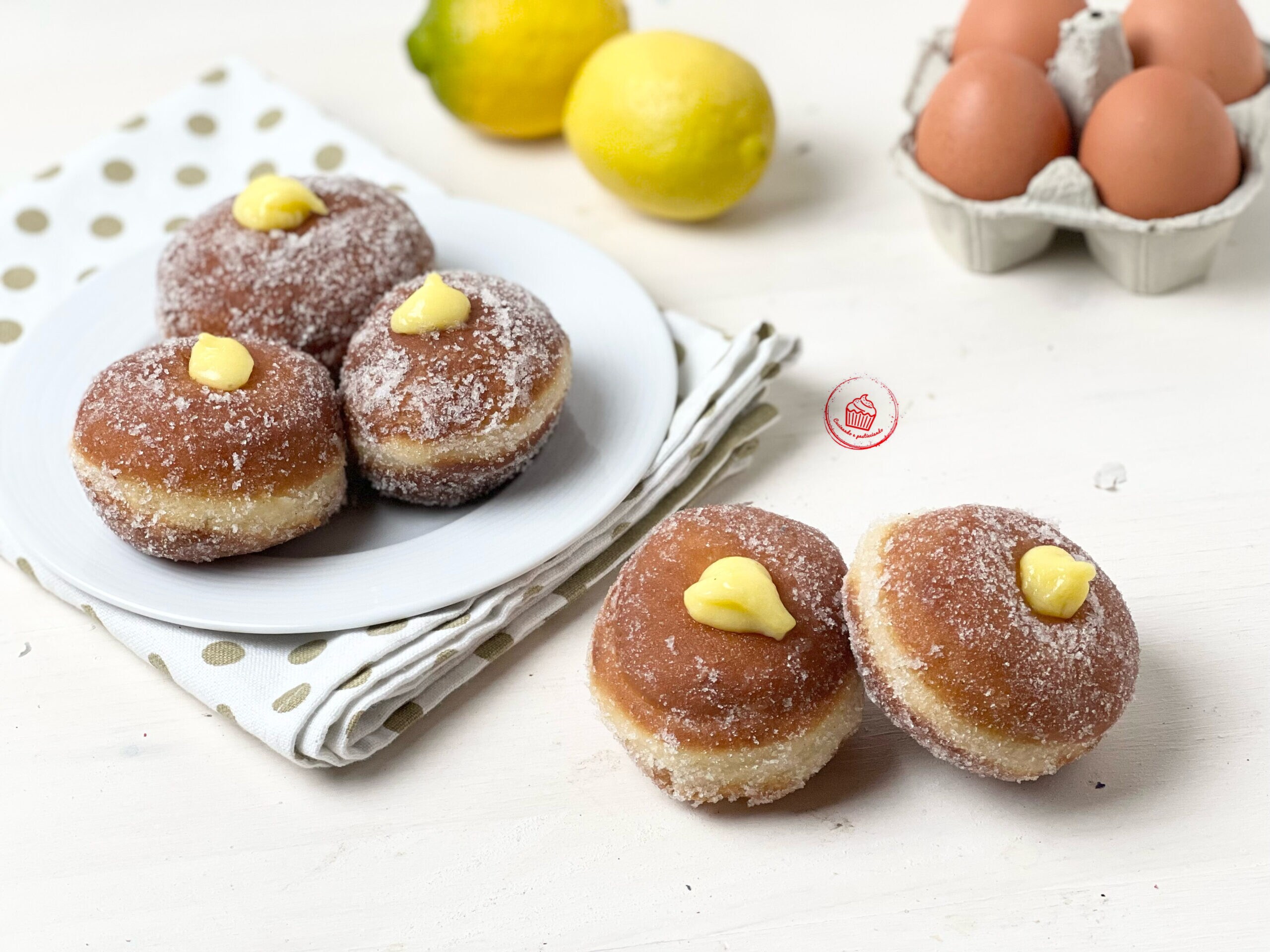 Cream-Filled Doughnuts