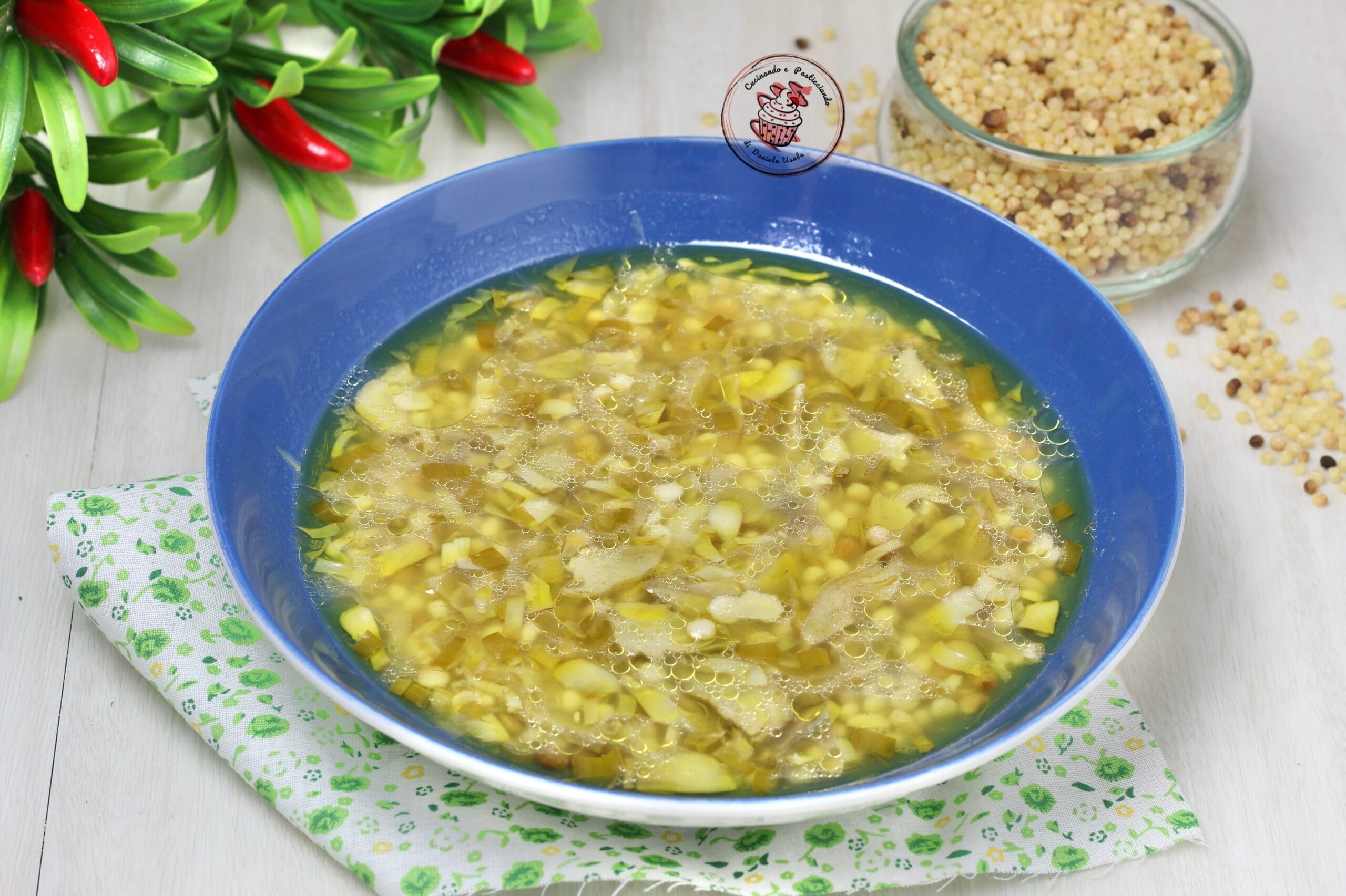 Artichoke Soup with Fregula Sarda