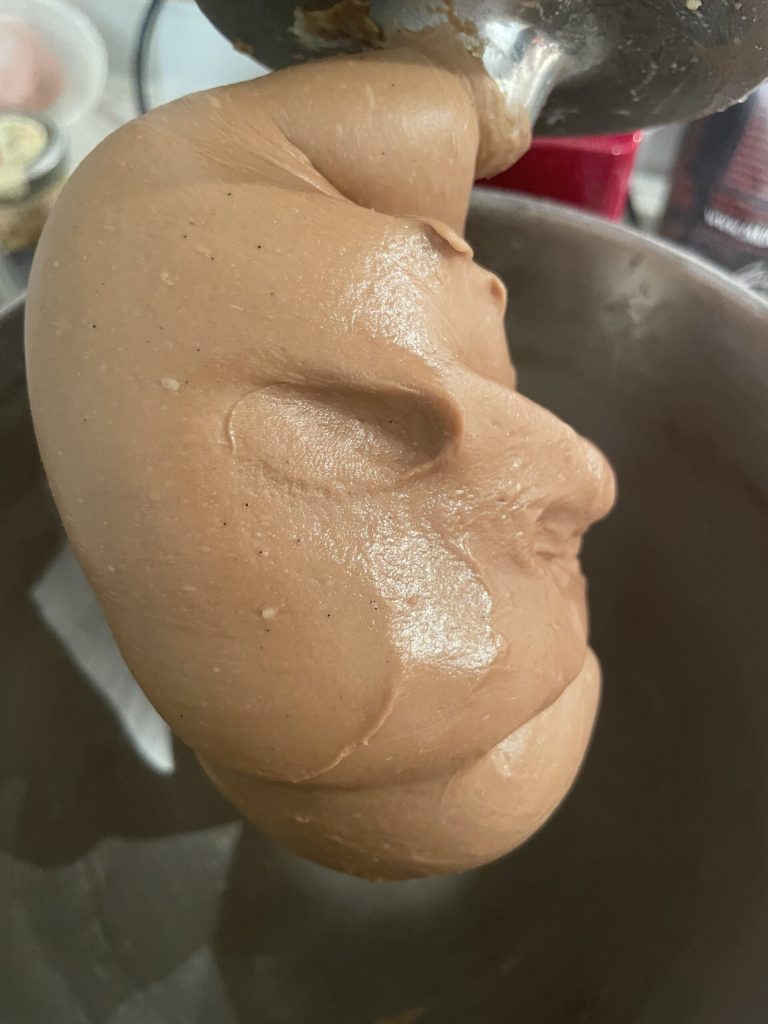 dough after adding butter