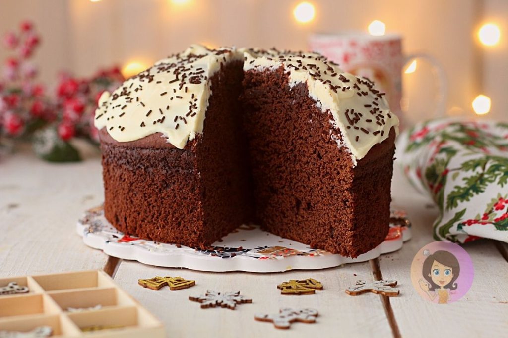 CHOCOLATE AND COFFEE PANETTONE CAKE also with bimby