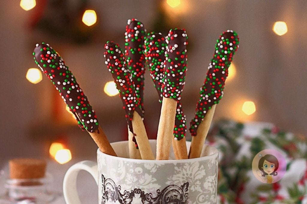 CHOCOLATE COVERED BREADSTICKS