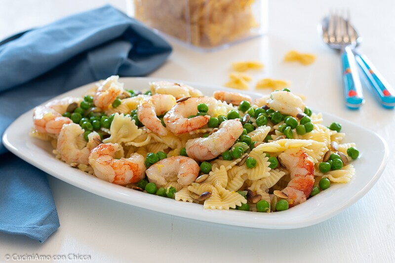 COLD PASTA WITH SHRIMP