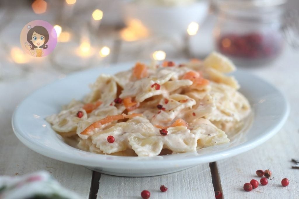 CREAMY SALMON FARFALLE ALSO WITH BIMBY
