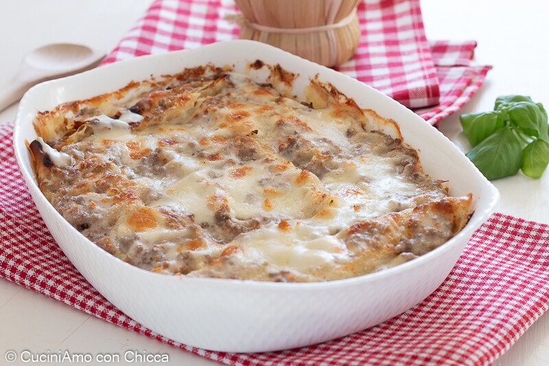 Cannelloni with White Ragù