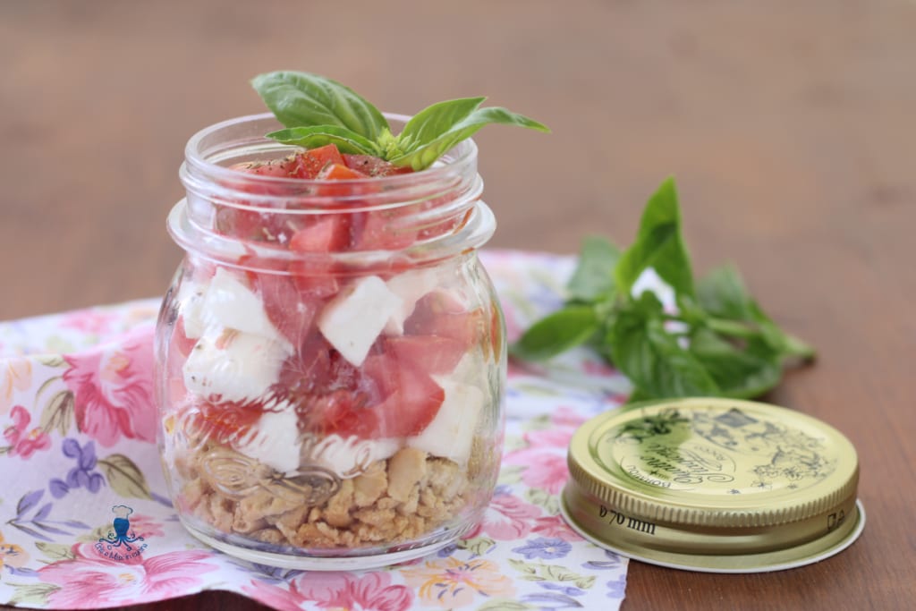 Caprese in a Jar 1