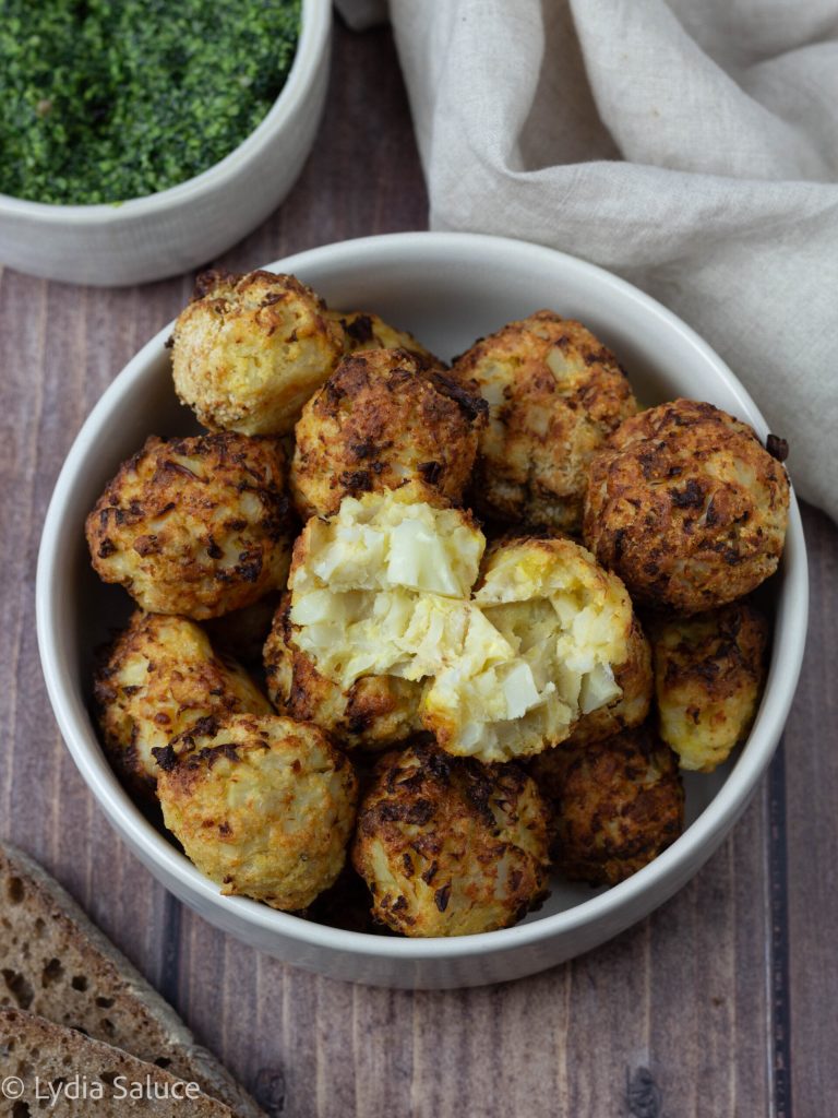 Cauliflower Meatballs in Air Fryer