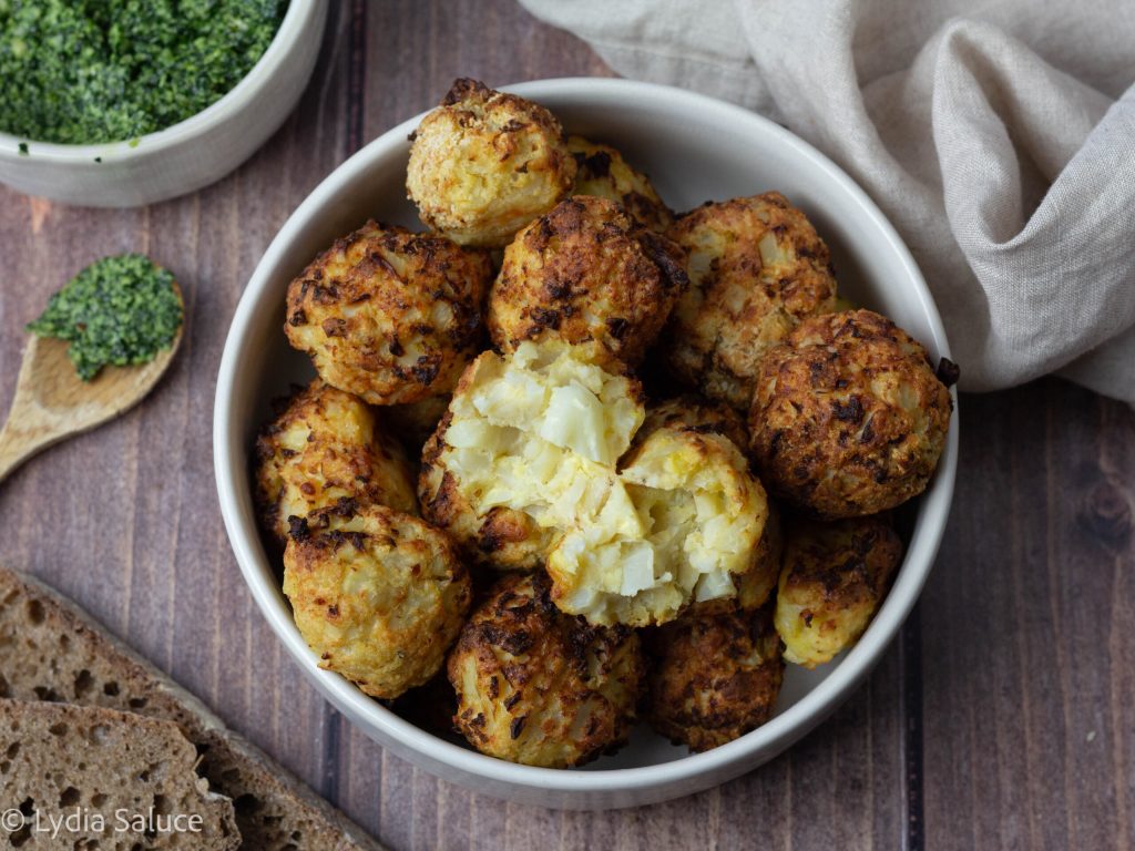 Cauliflower Meatballs in Air Fryer