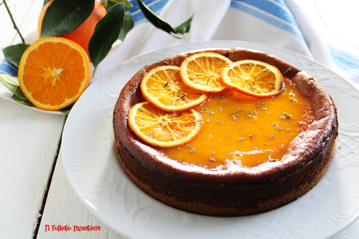White Chocolate and Orange Cheesecake