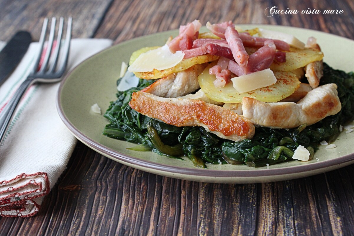 Chicken Slices Millefoglie