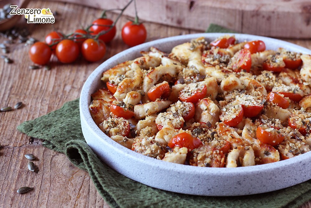 Chicken Strips with Crumble