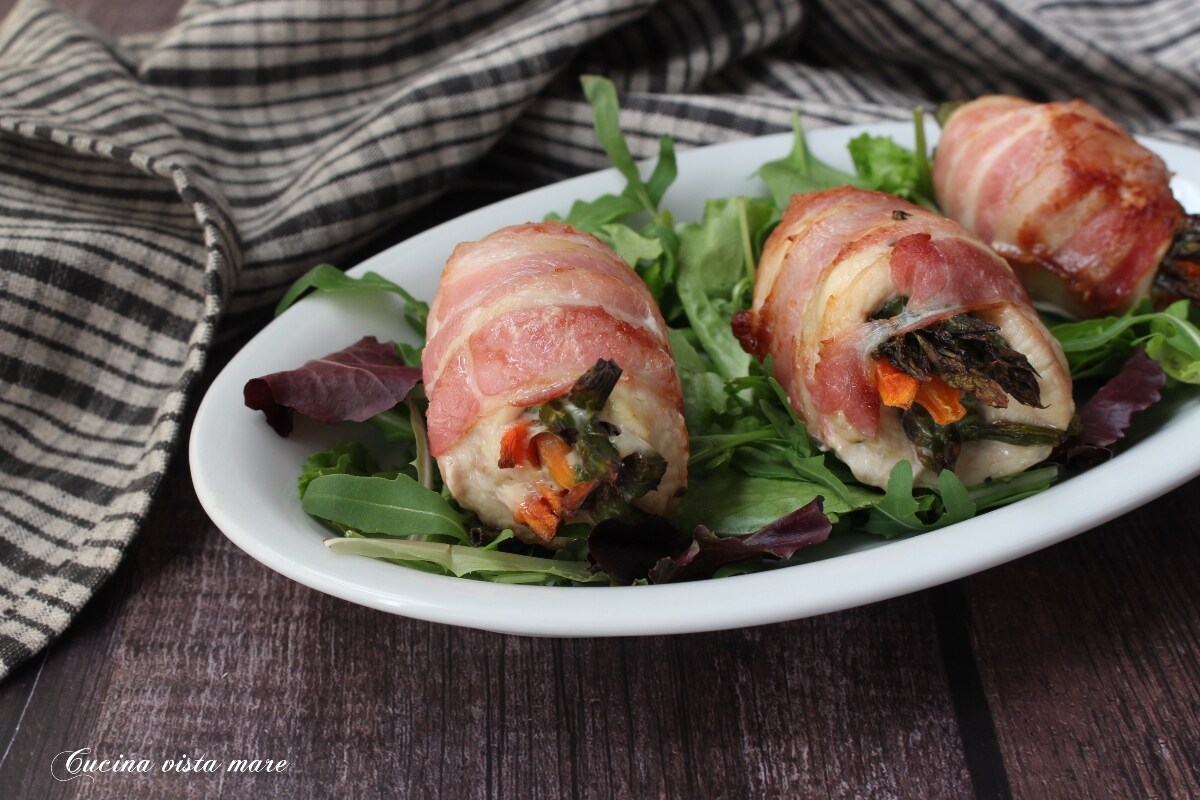 Chicken and Asparagus Rolls