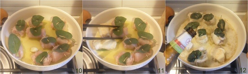 Chicken rolls with chestnuts and sausage, tasty recipe, il chicco di mais 4 deglaze with beer