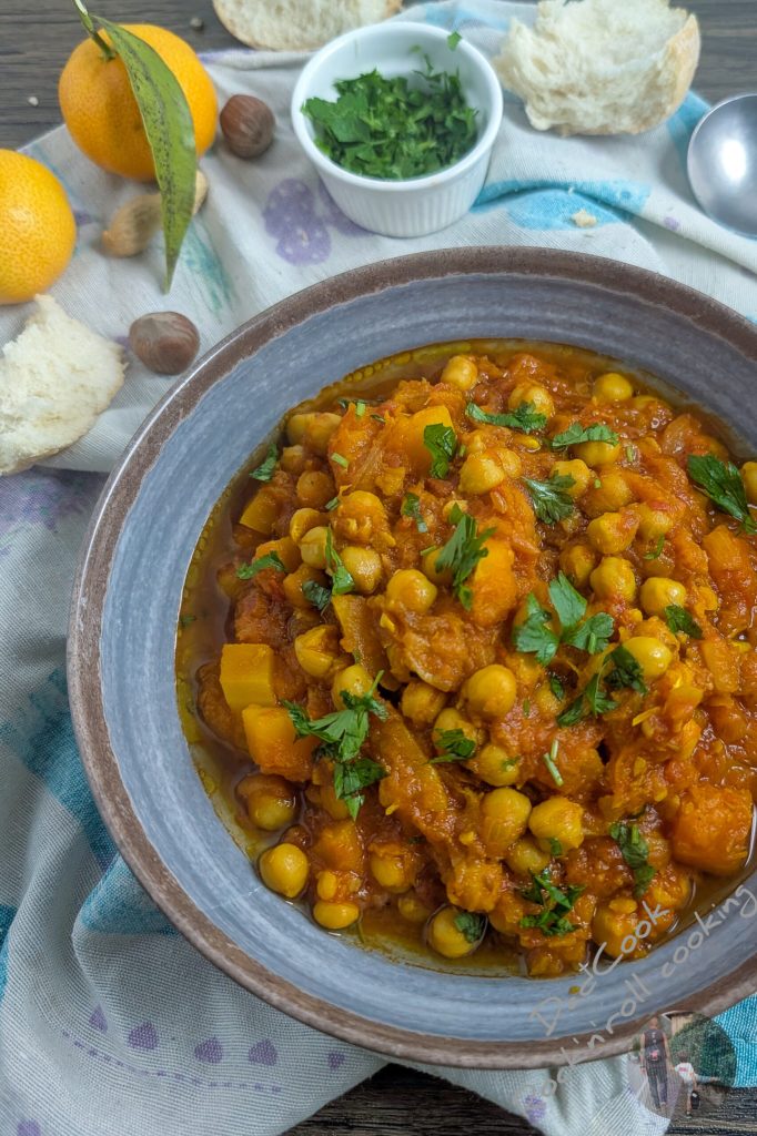 Chickpea, Pumpkin, and Ginger Soup
