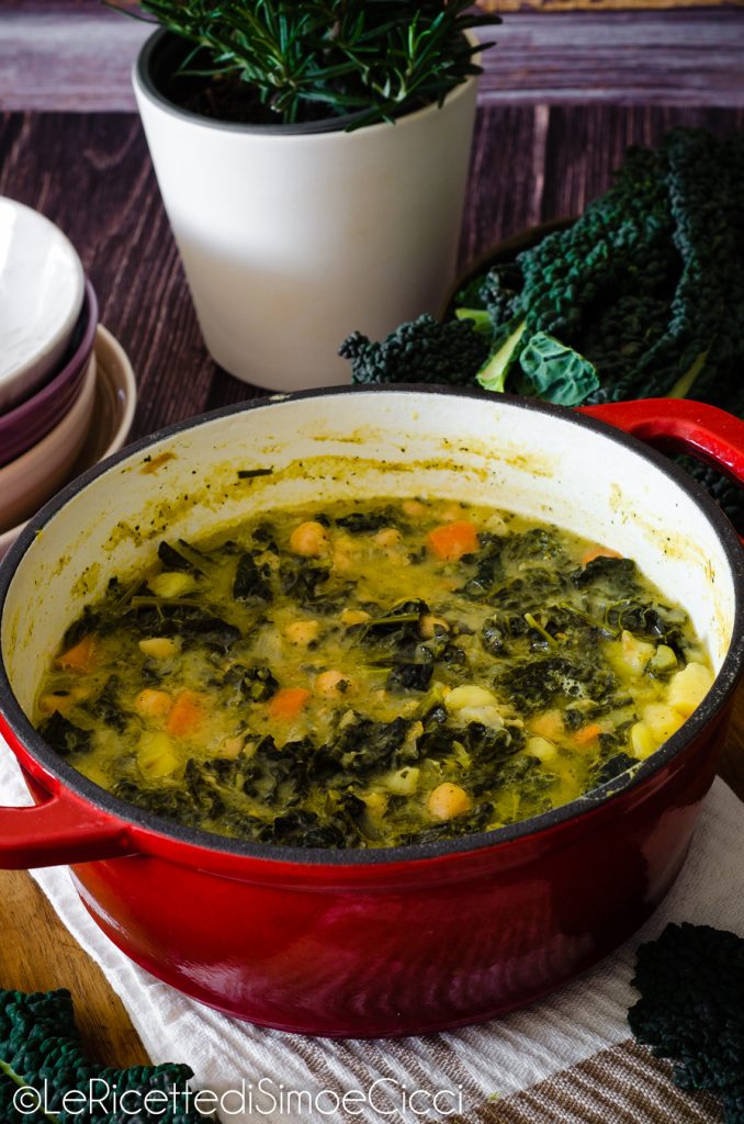Chickpea and Black Kale Soup