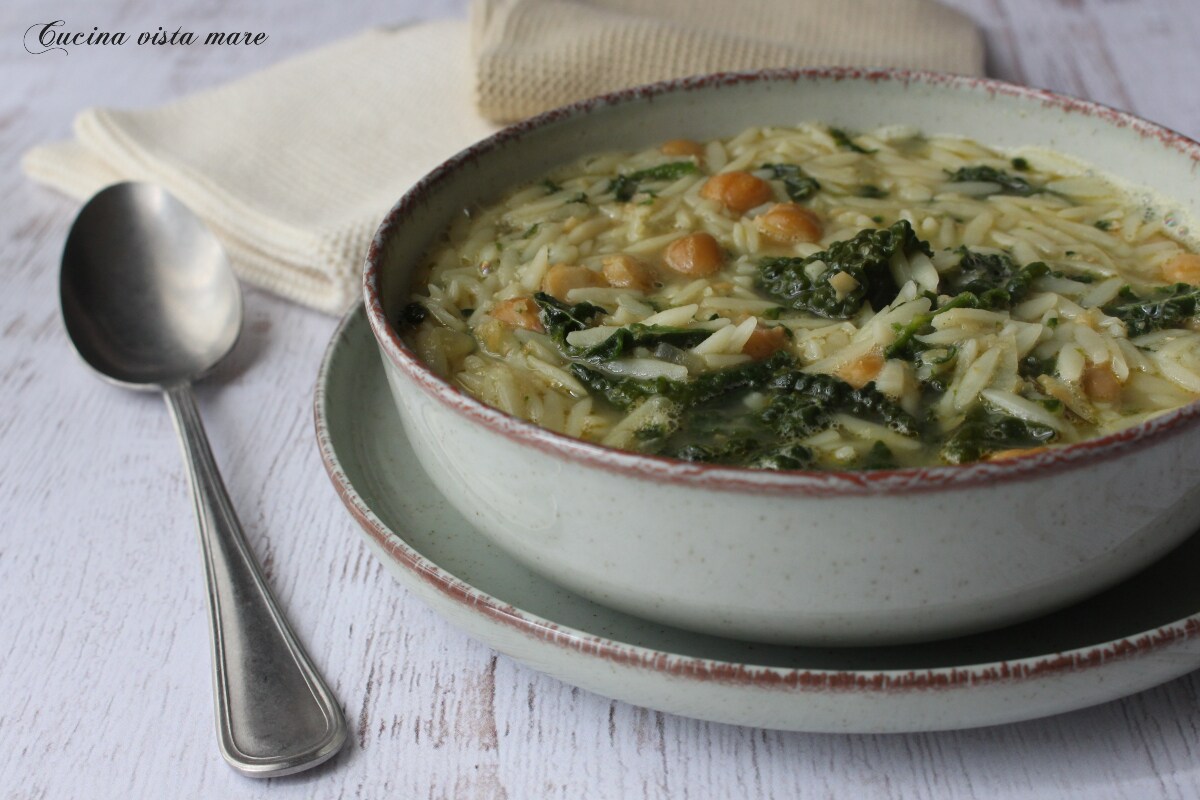 Chickpea and Black Kale Soup