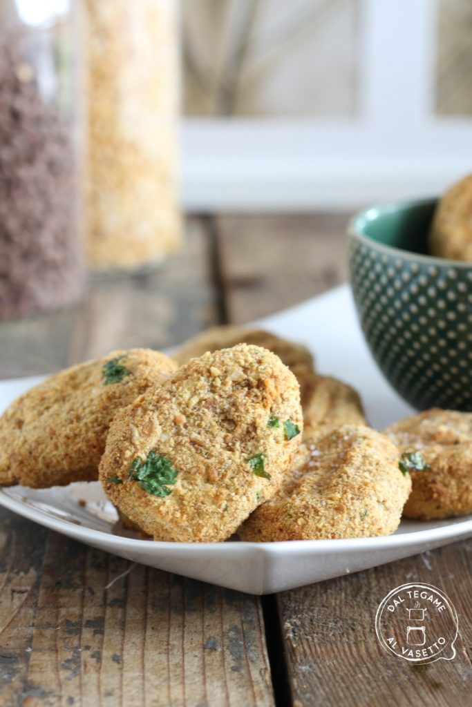 Chickpea and Zucchini Balls in Air Fryer