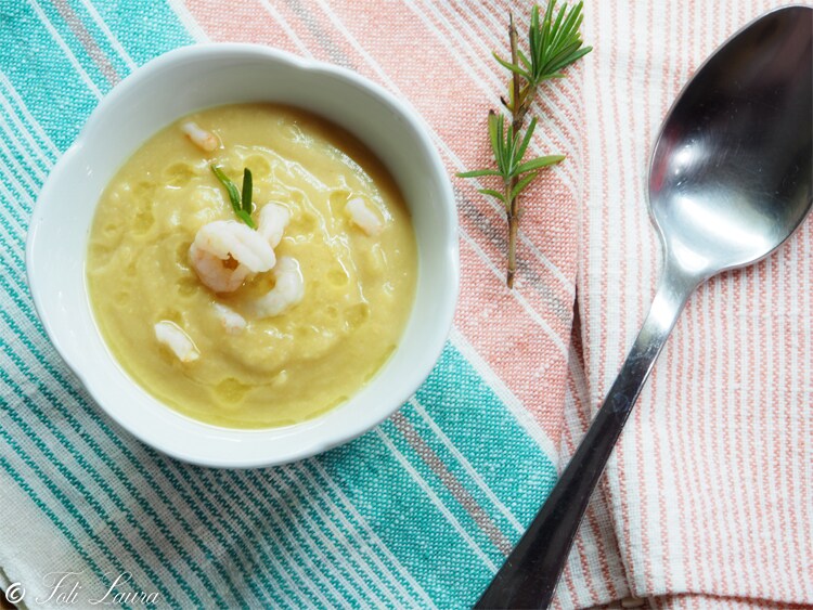 Chickpea Cream with Shrimp: Creamy and Flavorful Recipe