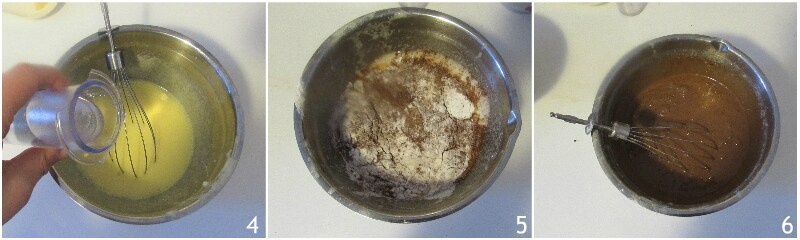 Chocolate cake tall and soft perfect recipe with dark chocolate and water without butter the kernel of corn 2 add flour and cocoa