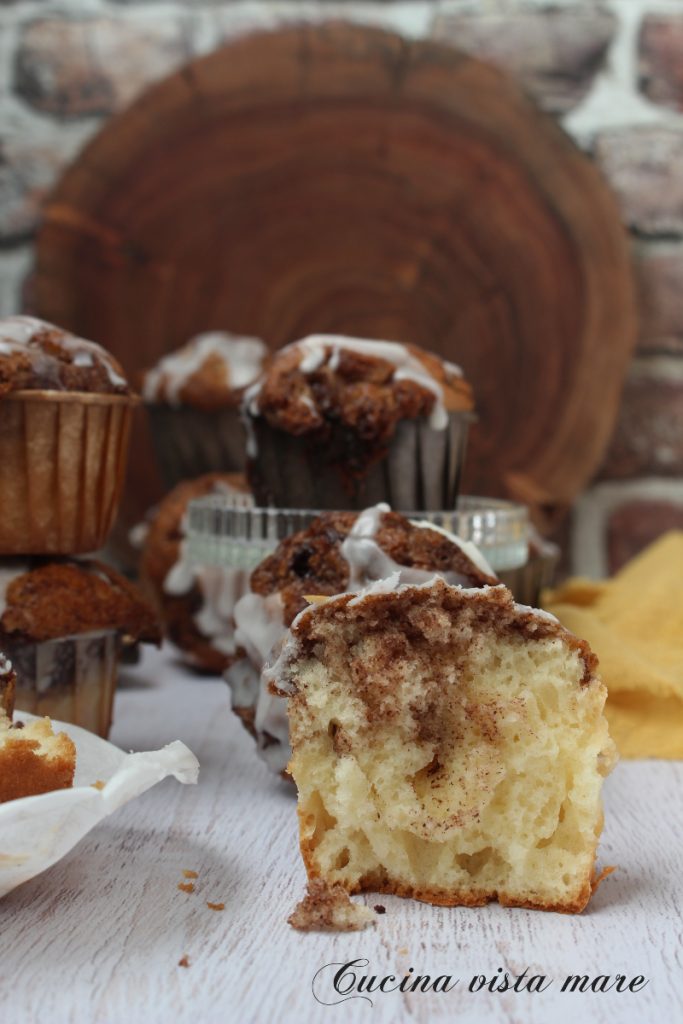 Cinnamon roll muffins Cucina vista mare