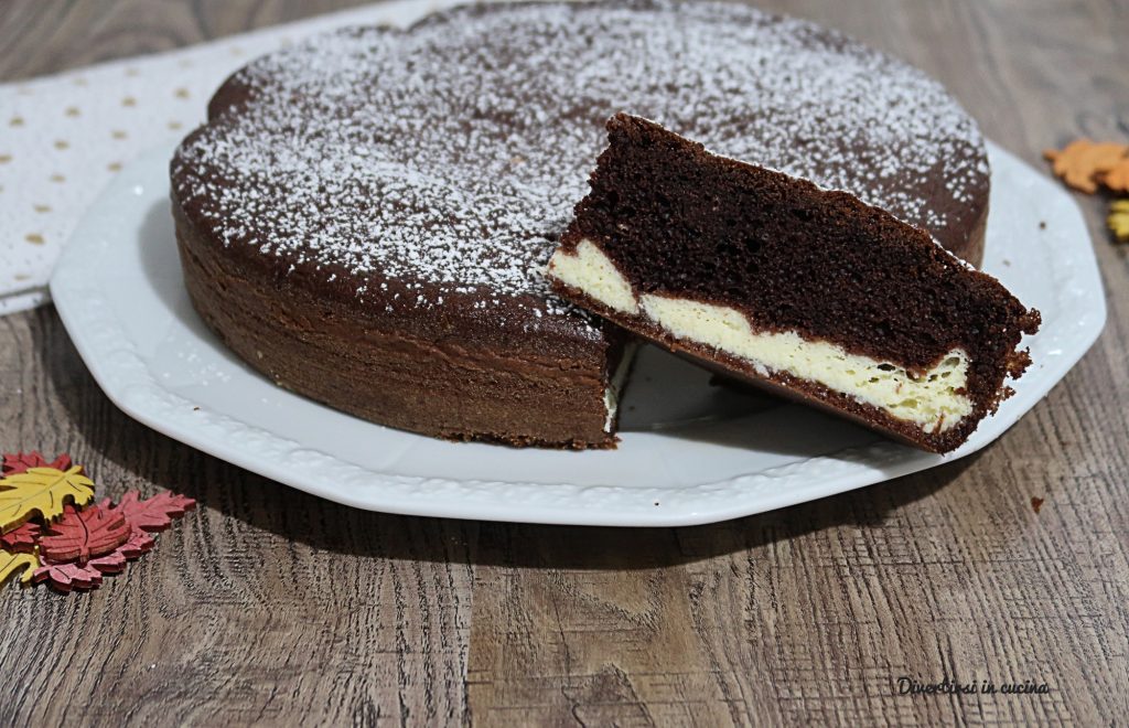 Cocoa Cake with Ricotta Cream