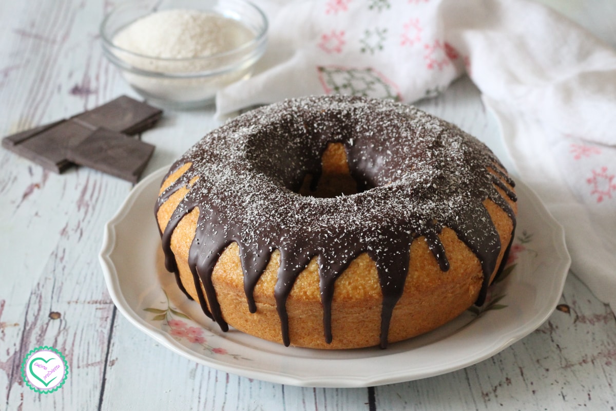 Coconut and Chocolate Bundt Cake