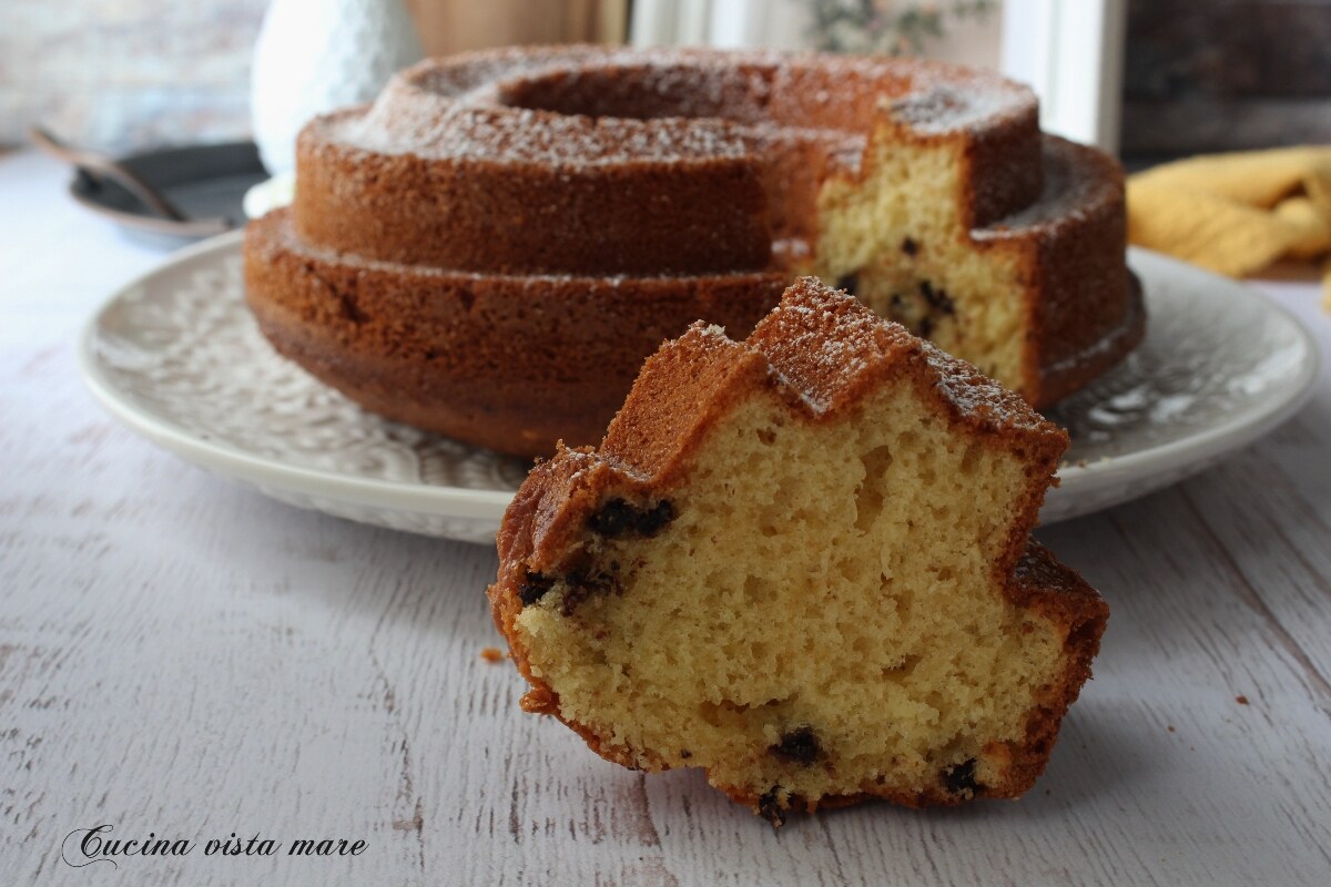 Coconut and Chocolate Ring Cake by the Glass