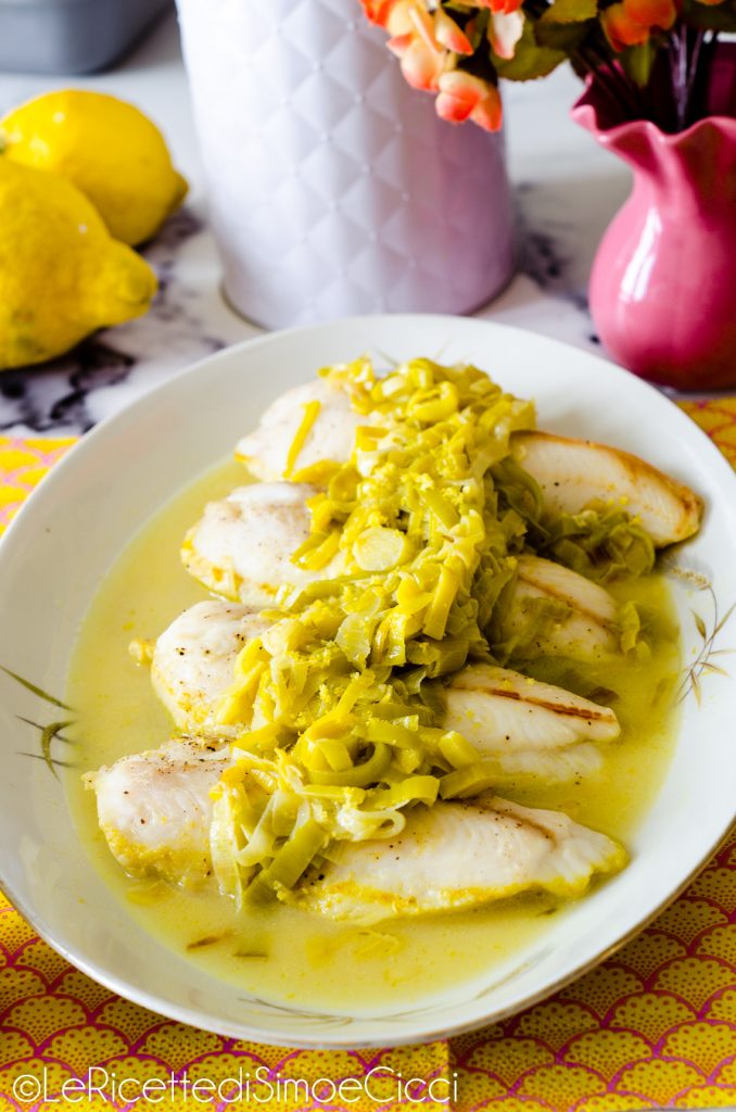Cod Fillets with Leeks