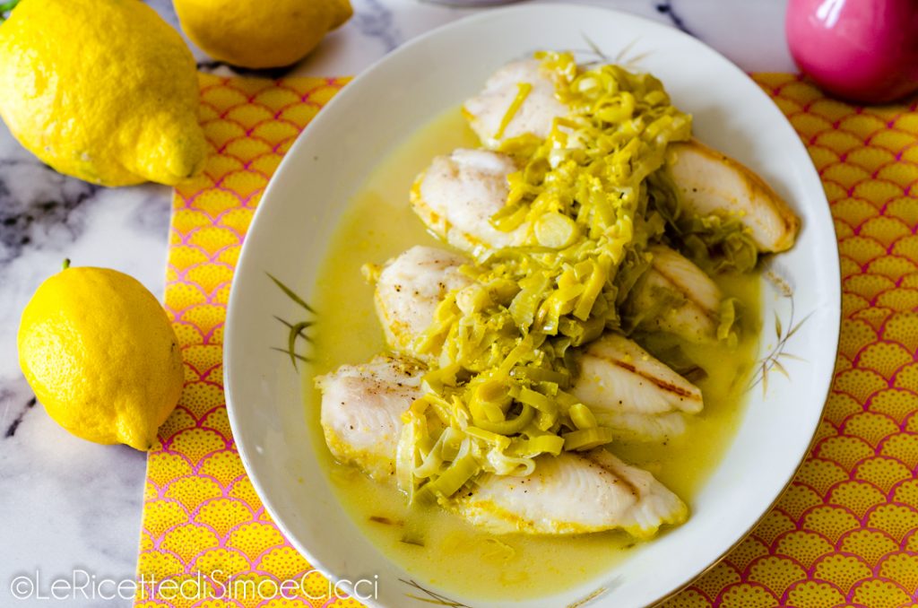 Cod Fillets with Leeks