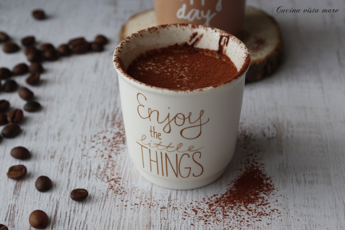 Coffee Cream in the Milk Frother