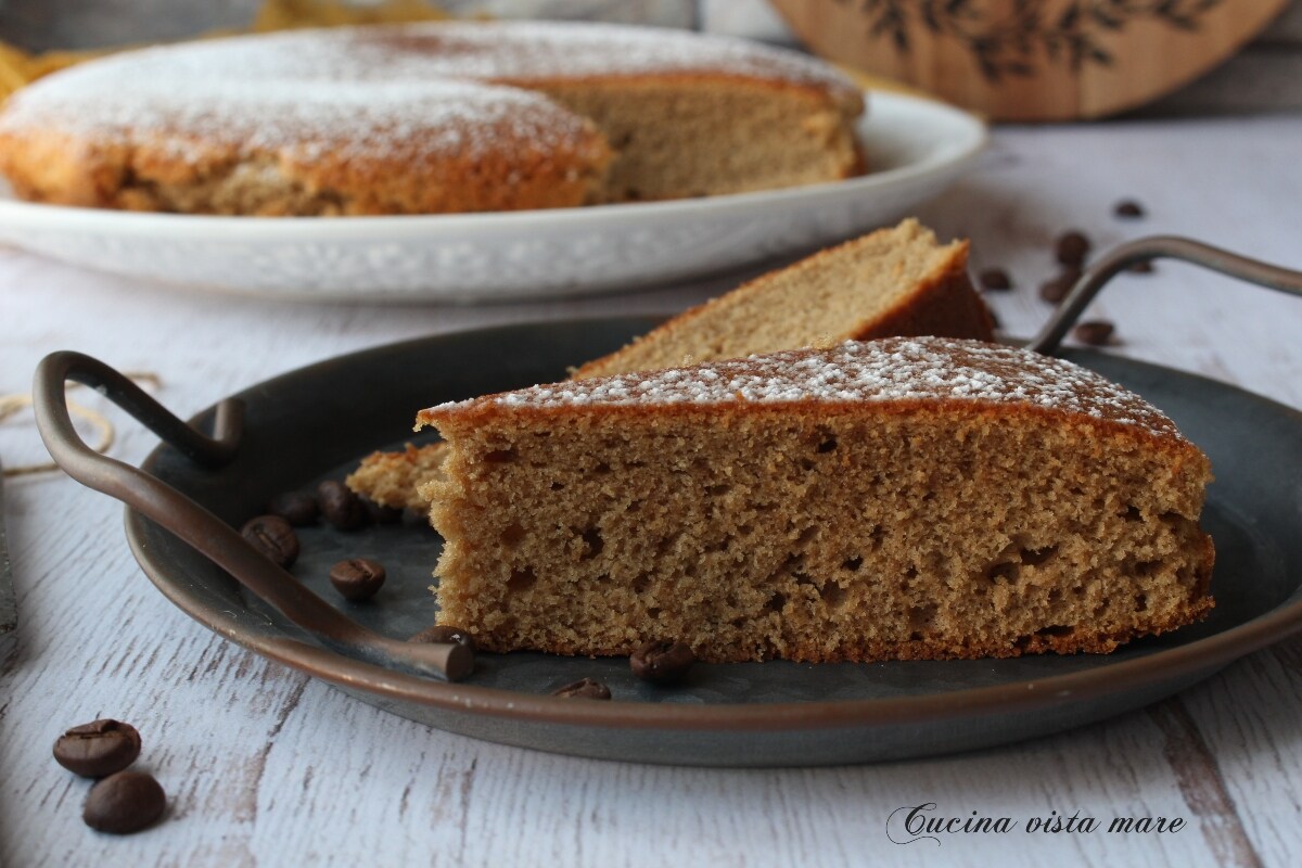 Coffee Egg White Cake