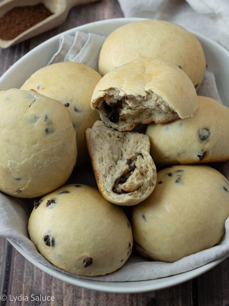 Coffee and Chocolate Chip Brioche