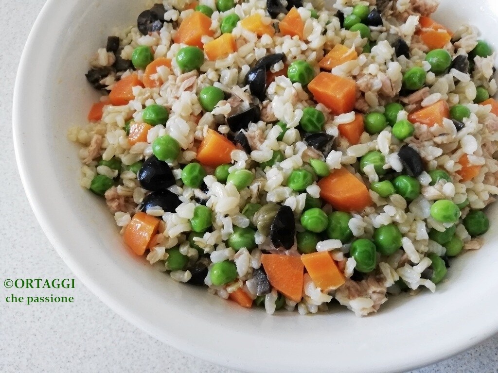 Cold Rice with Peas
