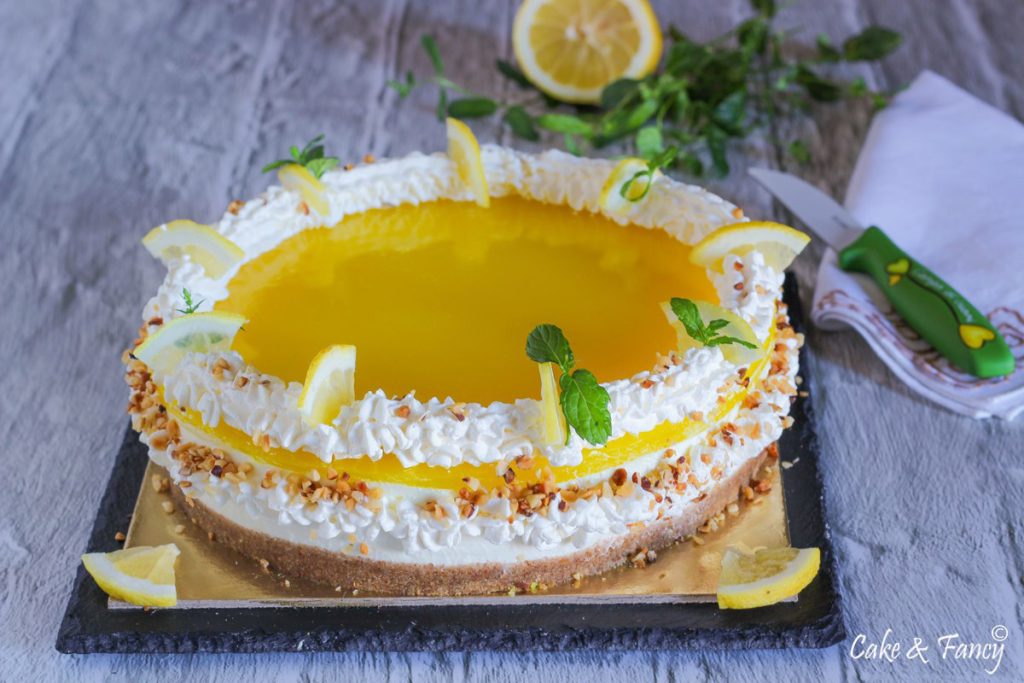 Cold lemon cake