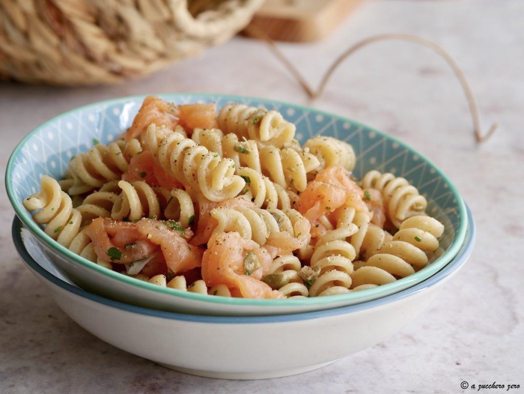 Cold Pasta with Lemon Salmon
