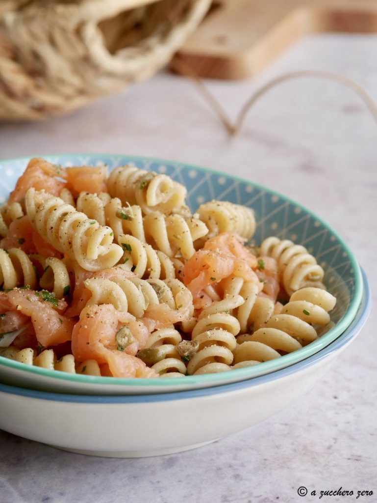 Cold Pasta with Lemon Salmon